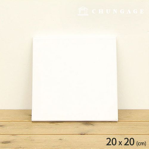 キャンバスフレーム正方形額縁20x20cm生地額縁60717