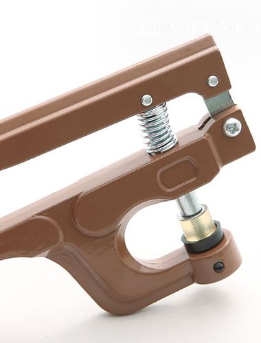 カチカチボタンスナップティーボタン器具パンチカチカチパンチングブラウン59390