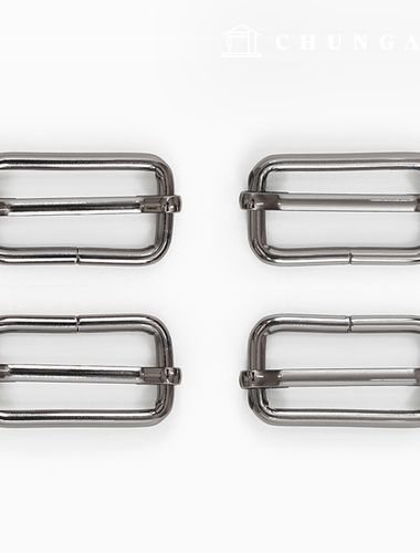 バッグストラップ長さ調節可能なバッグバッグ素材32mmベーシックメタルグレー47491