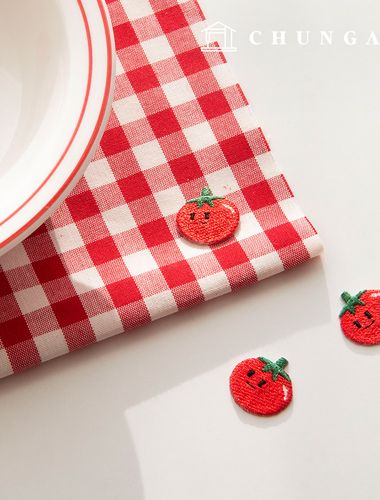 熱接着ワッペントマト