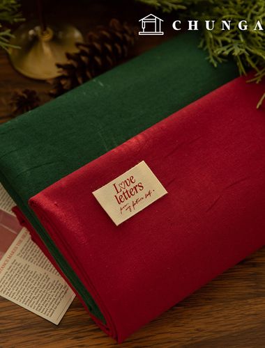 クリスマス生地 リネンウォッシング生地 平織り リネン生地 11 カウントホリー 2種