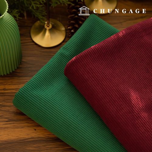 クリスマス生地 コーデュロイ スパン生地中 コーデュロイ 8W コーデュロイ生地 シンプル ブラシ2滴