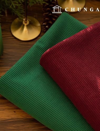 クリスマス生地 コーデュロイ スパン生地中 コーデュロイ 8W コーデュロイ生地 シンプル ブラシ2滴