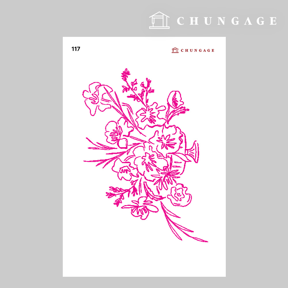 衣類転写紙117リフォーム熱転写紙服作り熱転写ステッカーセンターピース