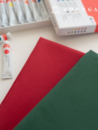 クリスマス生地 コットン オックスフォード生地 20カウント 木綿 平織り 生地デイリー平織りブレッド 2種