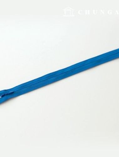 コンソールジッパー隠しホンソールジッパー25cm青色