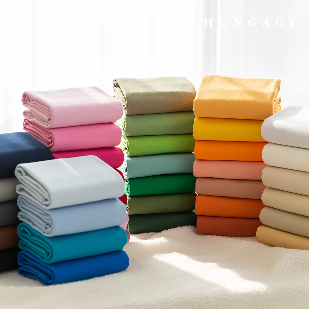 コットンオックスフォード起毛融生地20カウント