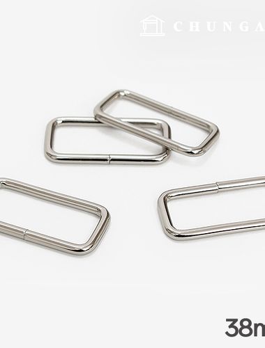 カバンスクエアリングネモリングベーシック38mmシルバー47479