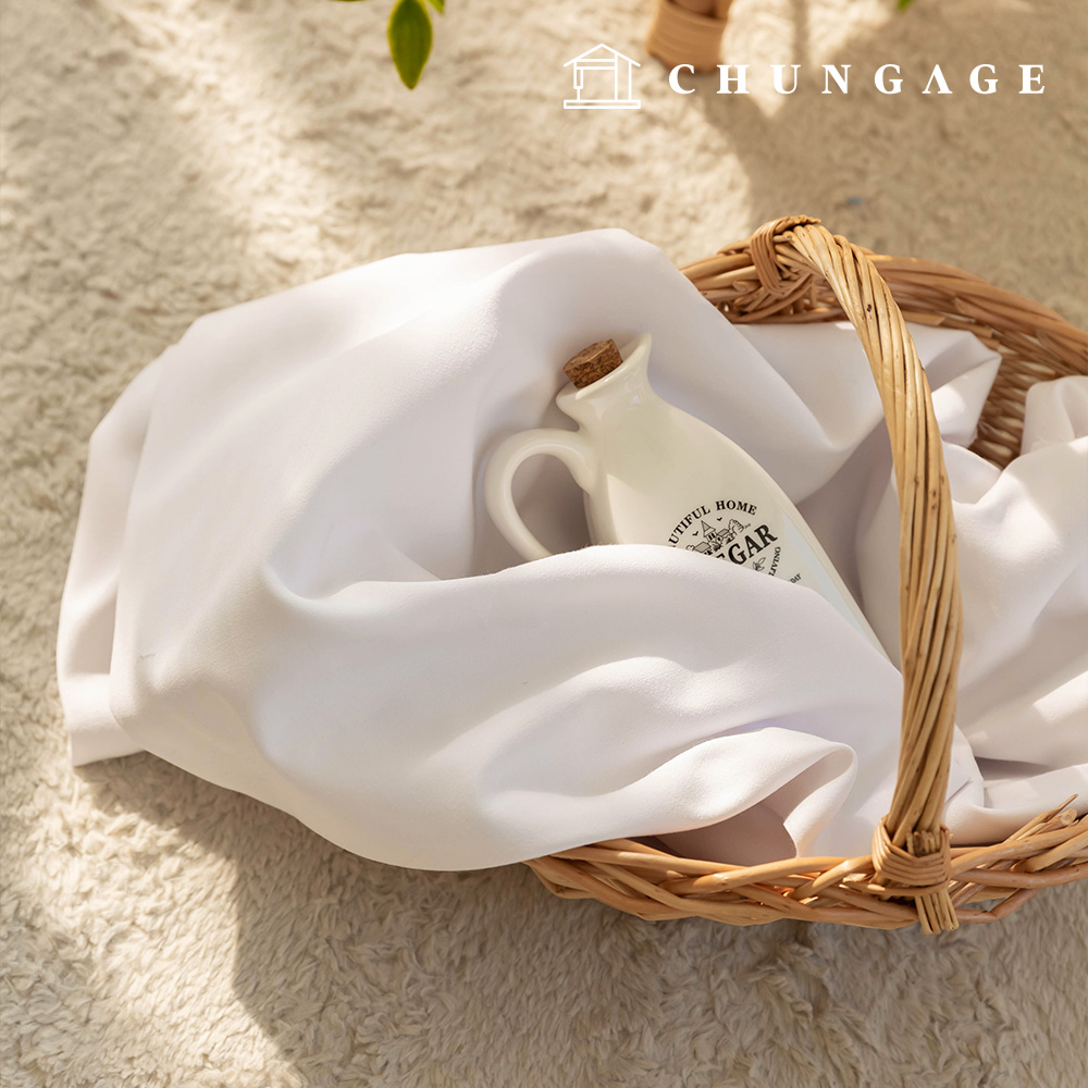 コットン混紡ポリTC 平織り生地 広幅リリース