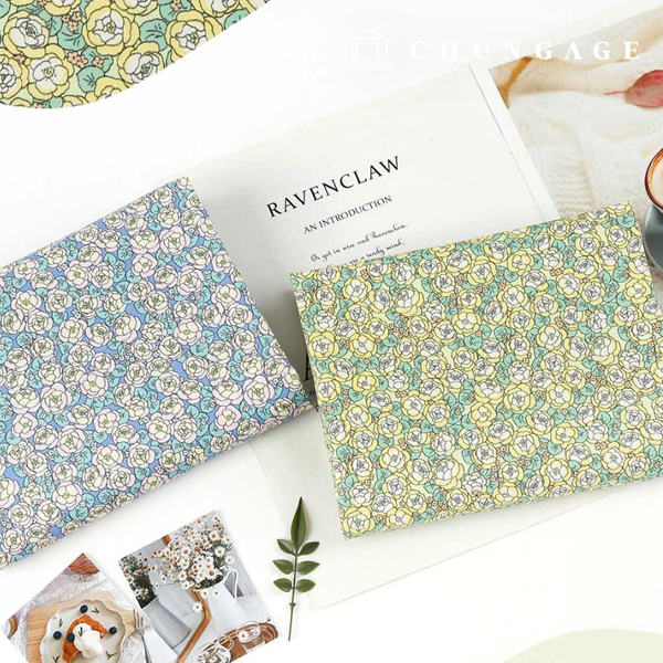 環境にやさしい抗菌抗炎源団E-DTPコットン20カウントリトルローズデイズ2種