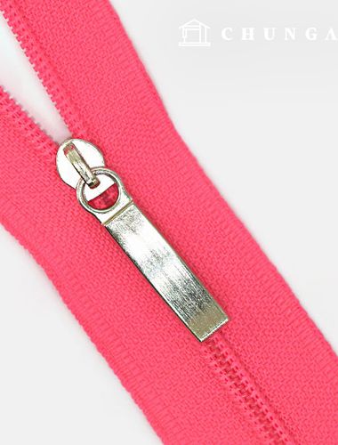 ロールジッパーホームファッションコイルジッパー270cmネオンピンク62669