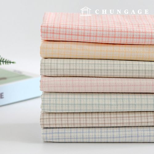 コットン生地 メラン先染 コットン 30 カウント 424シリーズ 7種