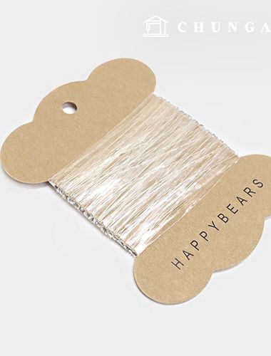 たるみ防止テープ透明細いシリコンテープ6mm 62154