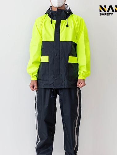 ツバメレインコート業務用SI 305レインコートレインコート安全用クイックライダー配達