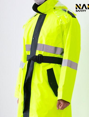 ツバメレインコート透明フードSI 911Cレインコートレインコート安全クイックライダー配達