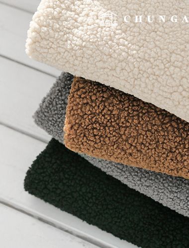 毛生地ウールループ 人形天 人形子犬服作り