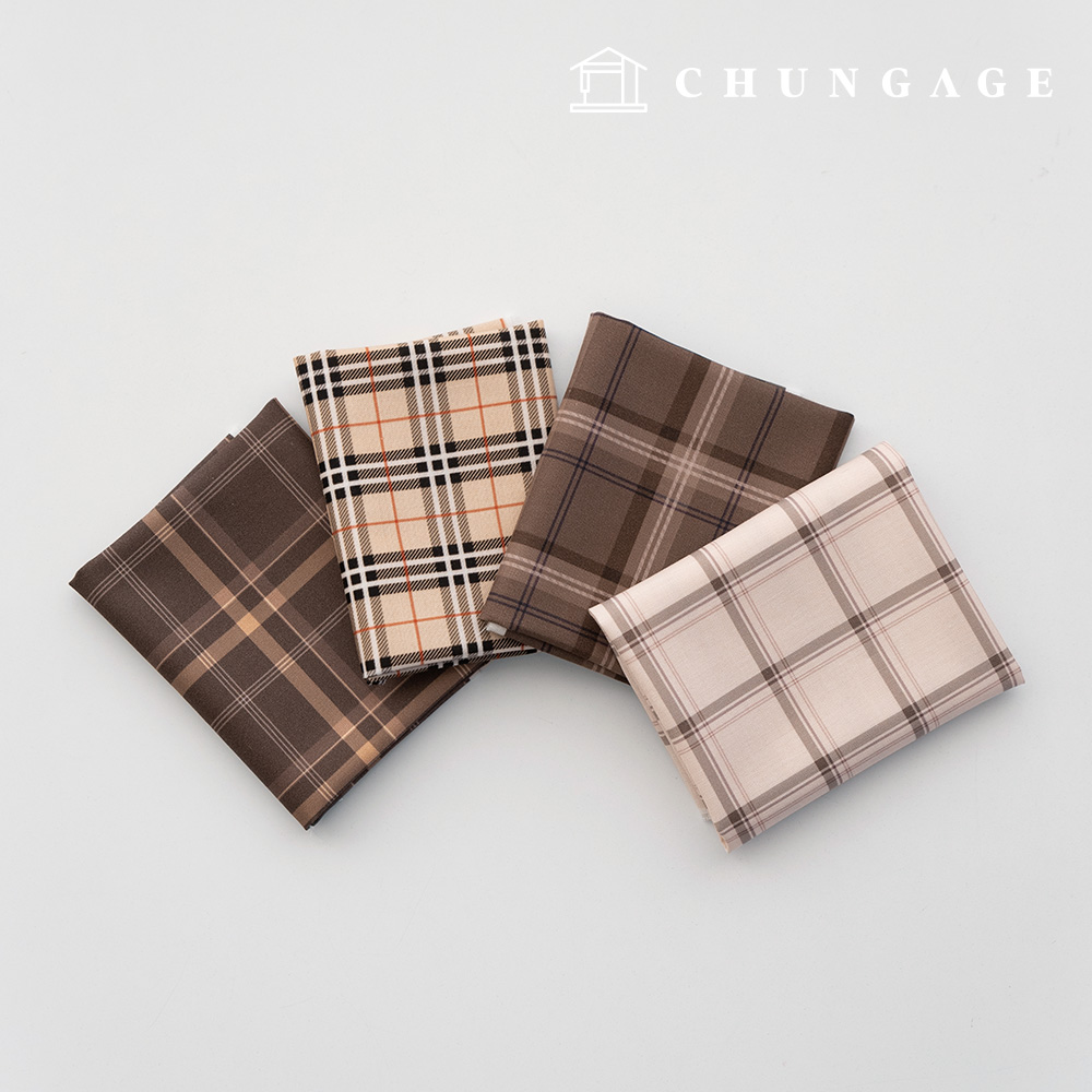 生地パッケージ クラシック方言 生地チェック千人形子犬服作り 4種 253