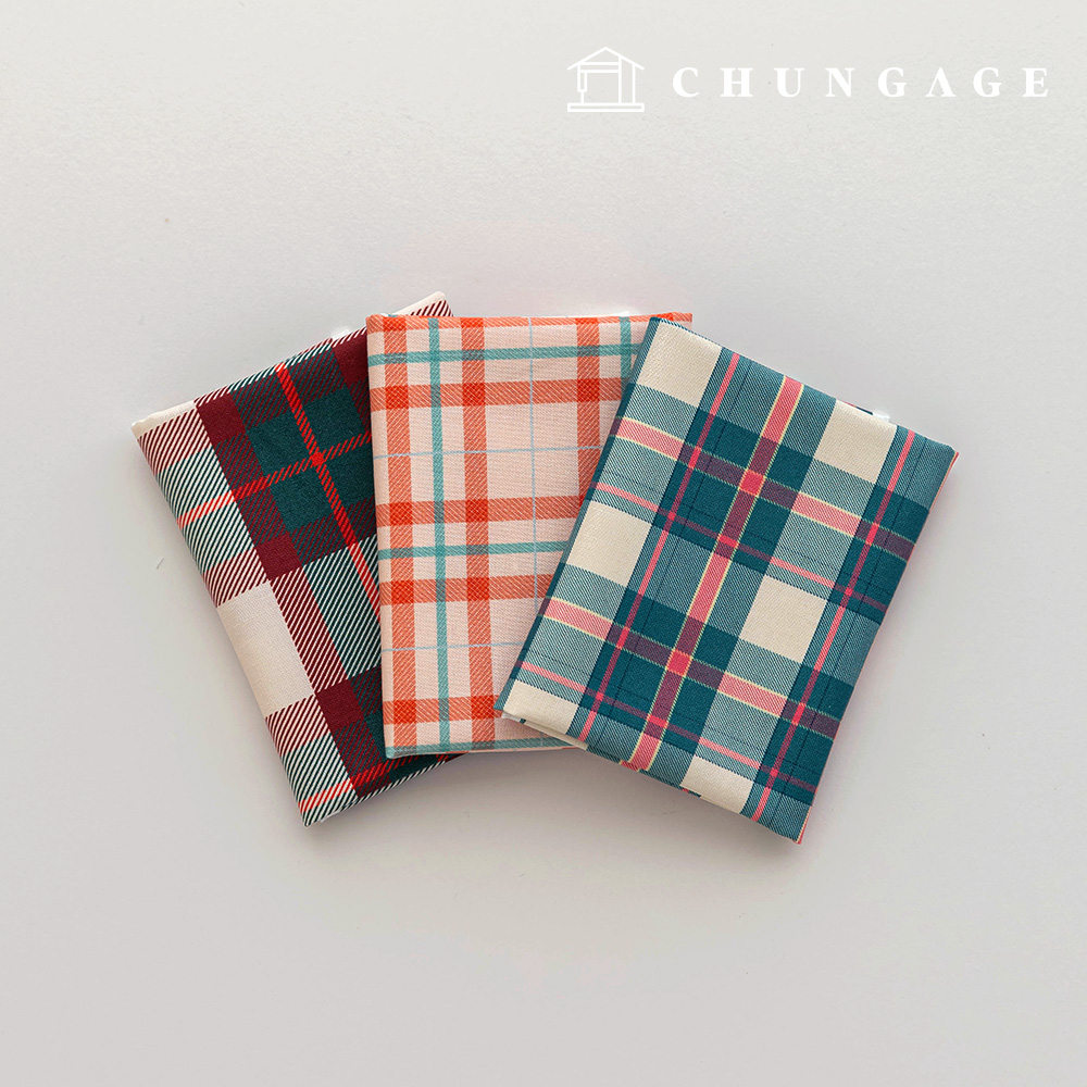 生地パッケージクリスマスの方言生地チェック千人形子犬服作り