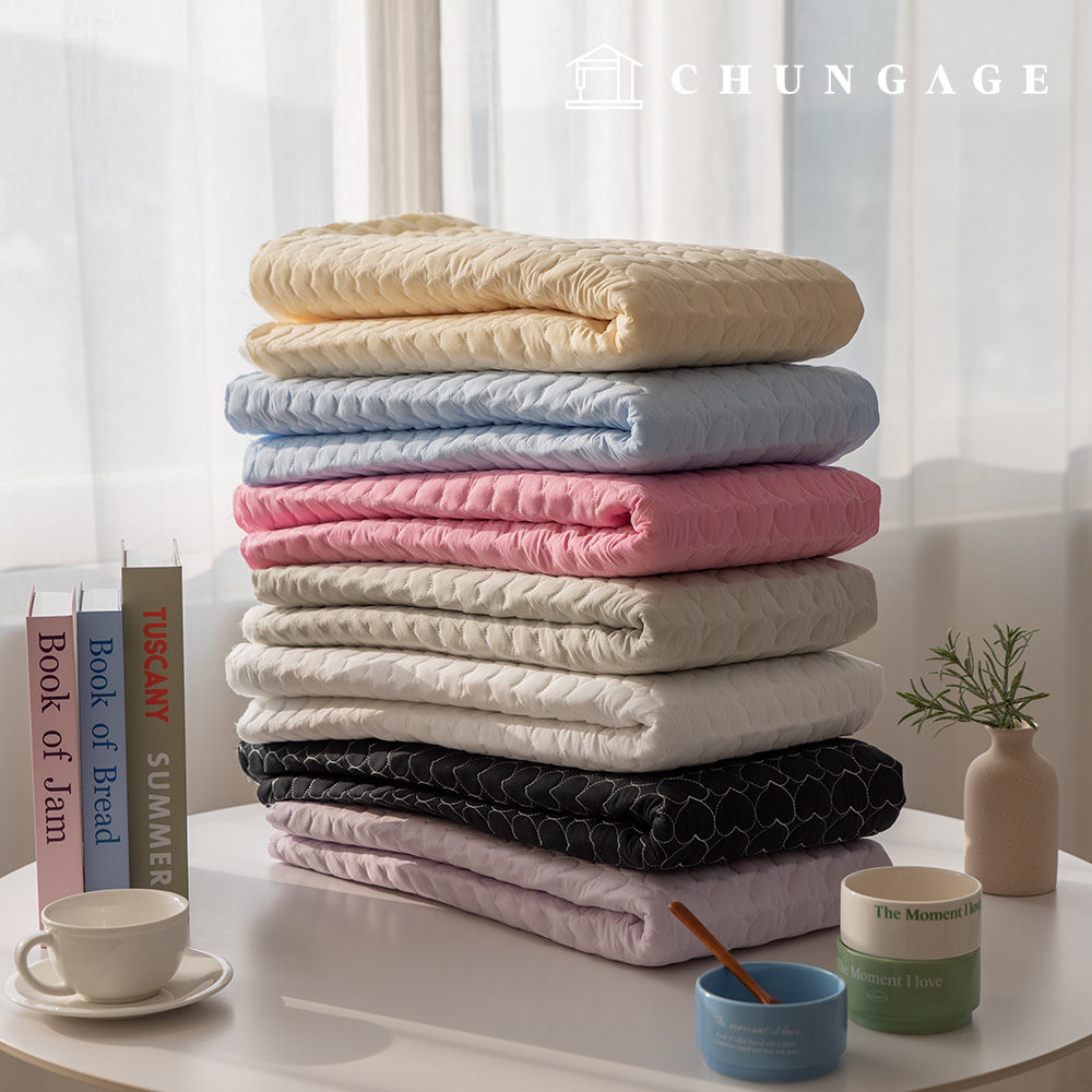 キルティング生地 ハート クォルティング ウォッシング セミマイクロ広幅生地ディアハイジ