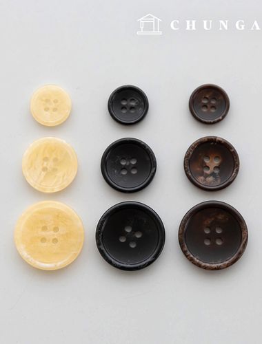 クラシック基本無光4球ボタン服作り