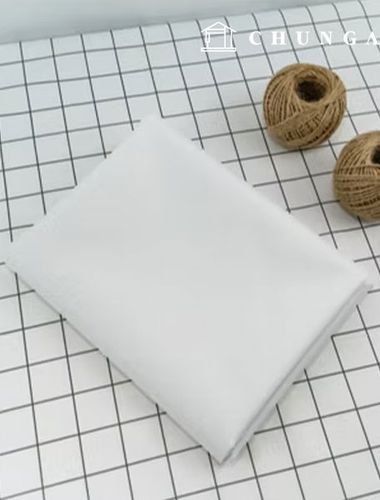 防水布 PU 防水布 150D デュースポ広幅 抗菌ホワイト 130