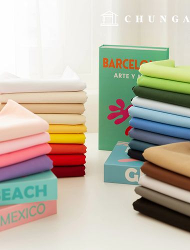 コットン生地 バイオウォッシュ生地 平織り 生地 広幅 コットン 40 カウント ツイルアデル 27種