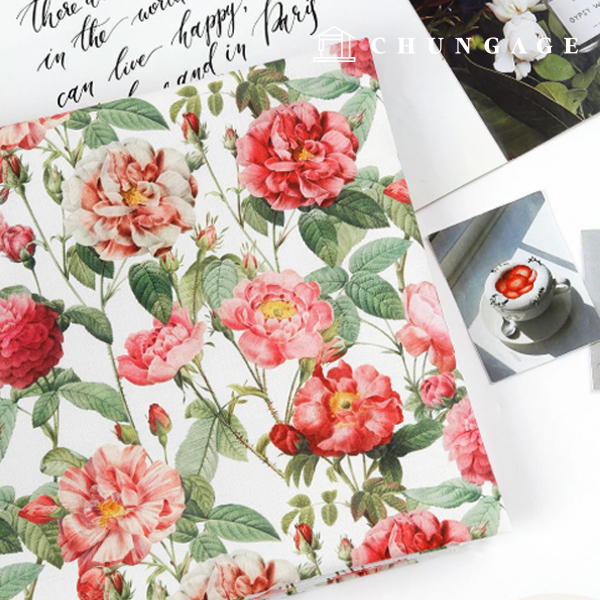 環境にやさしい抗菌抗炎症団E-DTPコットン20カウントクリムゾンブルーム