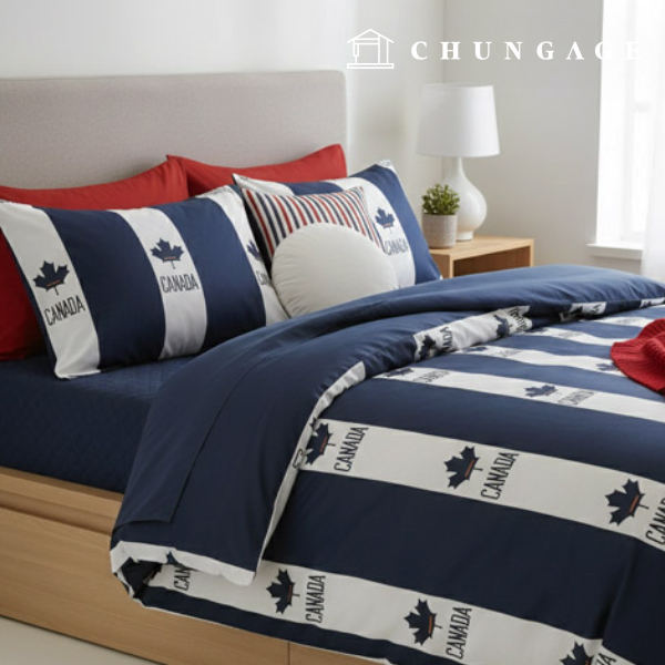 オックスフォード生地ストライプ生地カダナメイプルストライプ