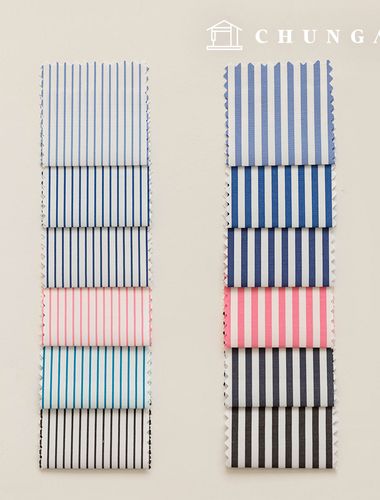 ストライプ生地テイラーショップカスタムワイシャツ生地フォーマルウエア衣類布B1 23