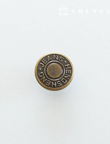 魔術ボタン カチカチ マジック デニム スカート ウエスト調節 減らす 伸ばす 修理ボタン ピン型 A04