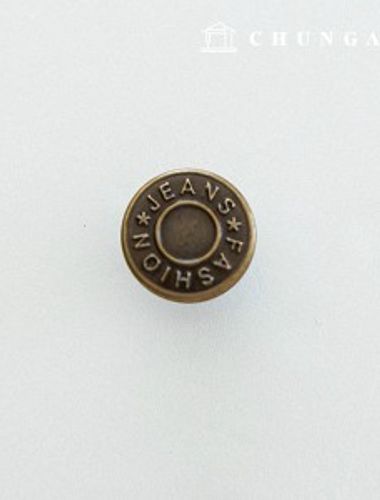 魔術ボタン カチカチ マジック デニム スカート ウエスト調節 縮小 伸ばす 修理ボタン ピン型 A06