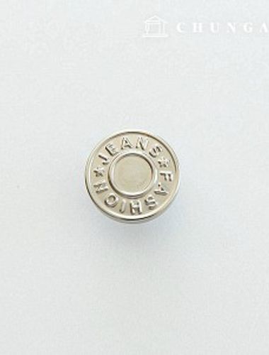 魔術ボタン カチカチ マジック デニム スカート ウエスト調節 縮小 伸ばす 修理ボタン ピン型 A08