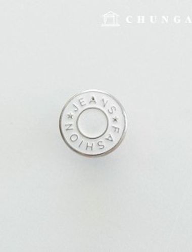 魔術ボタン カチカチ マジック デニム スカート ウエスト調節 減らす 伸ばす 修理ボタン ピン型 A10