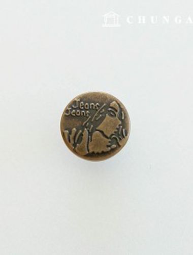 魔術ボタン カチカチ マジック デニム スカート ウエスト調節 減らす 伸ばす 修理ボタン ピン型 A22