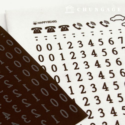 熱転写紙熱転写ステッカー番号ベルベット転写紙ブラウン63582