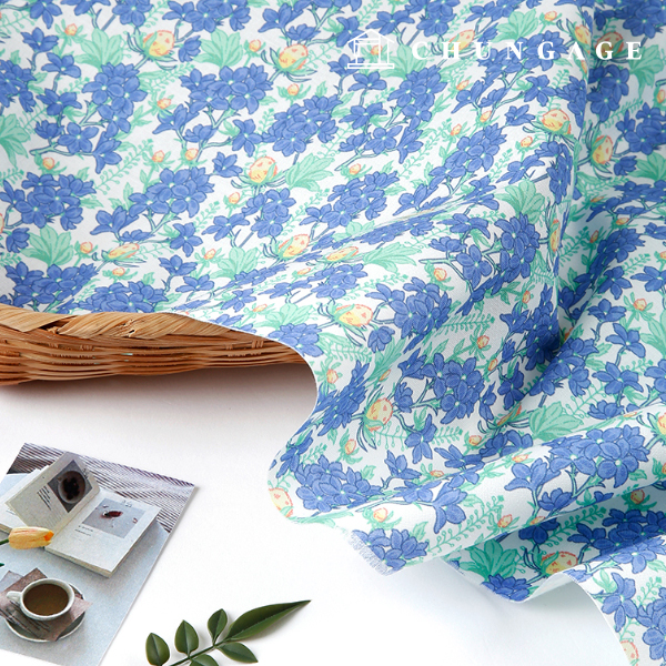 環境にやさしい抗菌抗炎症団E-DTPコットン20カウントアズールペタル