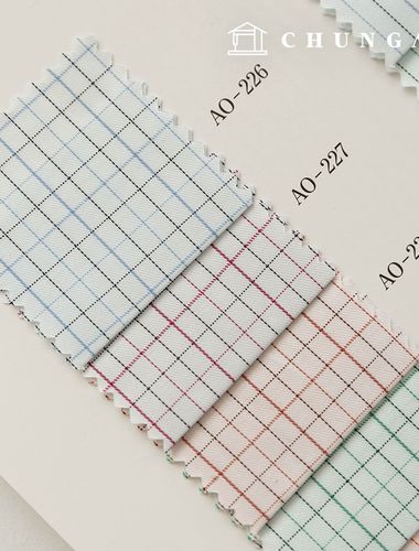 チェックストライプ生地広幅テイラーショップカスタムワイシャツ生地フォーマルウエア衣類布B1 18