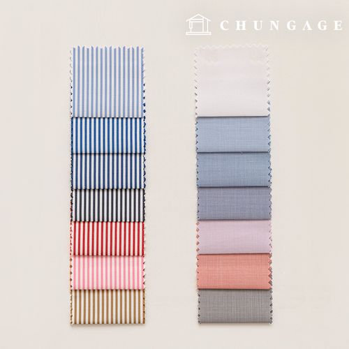 平織りストライプ生地広幅テーラーショップカスタムワイシャツ生地フォーマルウエア衣類布B1 24