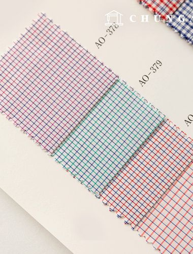 チェック生地広幅テイラーショップカスタムワイシャツ生地フォーマルウエア衣類布B1 30