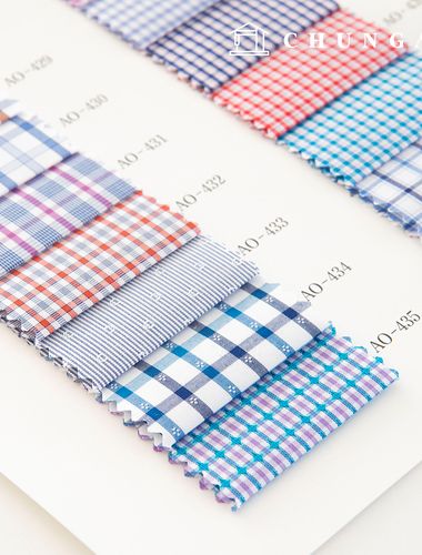 チェックストライプ生地広幅テイラーショップカスタムワイシャツ生地フォーマルウエア衣類布B1 34