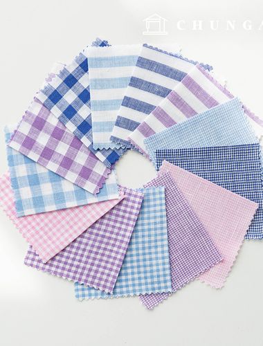 チェックストライプ生地広幅テイラーショップカスタムワイシャツ生地リネンフォーマルウエア衣類布L1 05 06