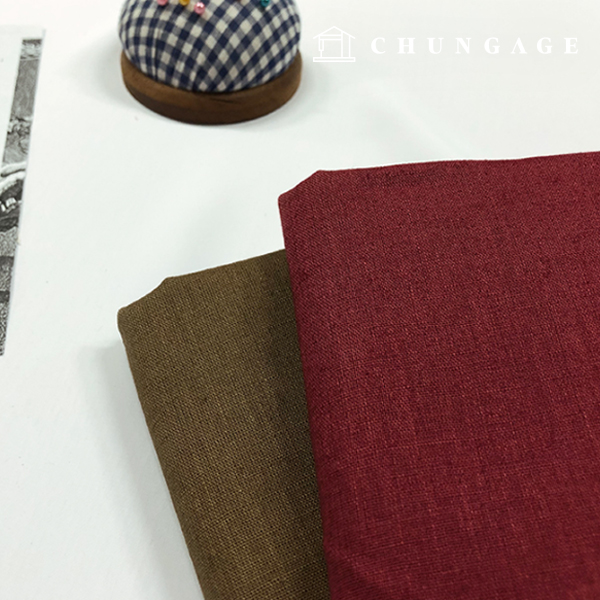 リネン生地45水平織り生地ソフト平織り2種7005