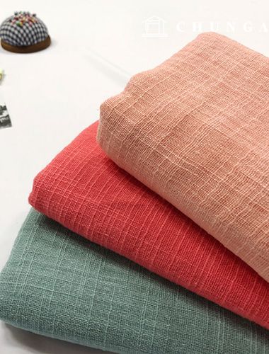 リネンガーゼ生地 平織りスラブガーゼ 3種 1301