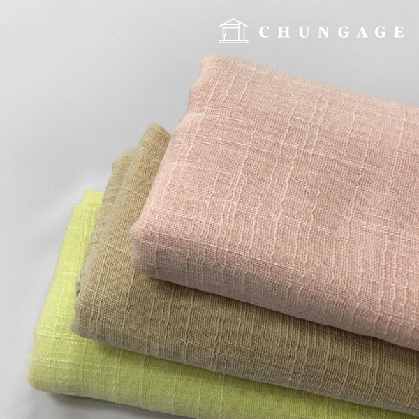 リネンガーゼ生地 平織りスラブガーゼ 3種 1302