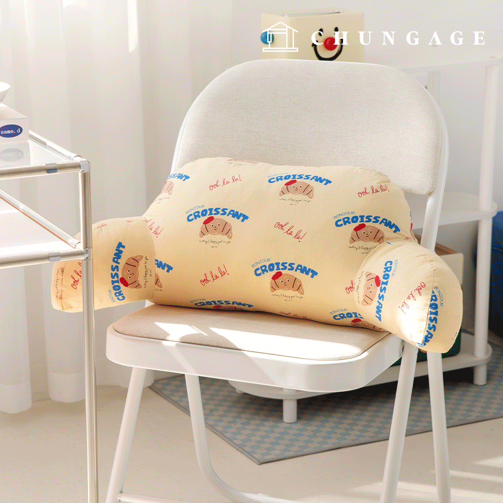 綿生地キャラクター生地20カウントクロワッサン431