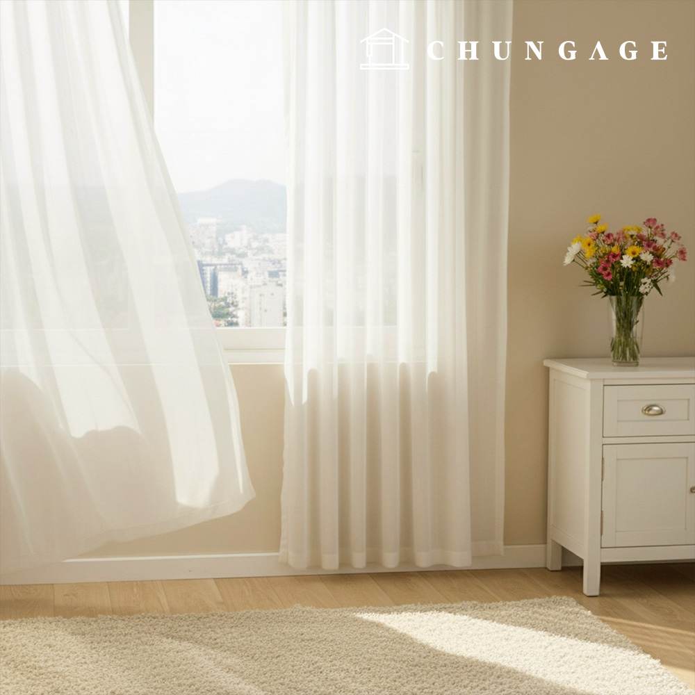 カスタムオーダーメイドピンタイプの中カーテンインナーカーテンネフ