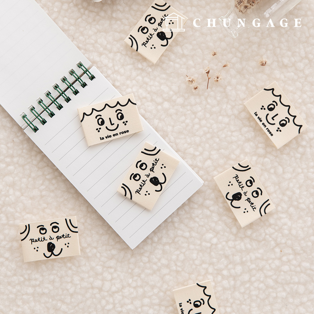 綿ラベル両接ラベルパフィー&ボーイ2種5個入り