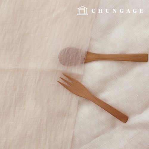 人見生地 天空 平織り 広幅生地 クリーズ ピッチベージュ