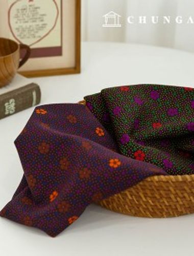 ポリパターン生地ムグンファ2種