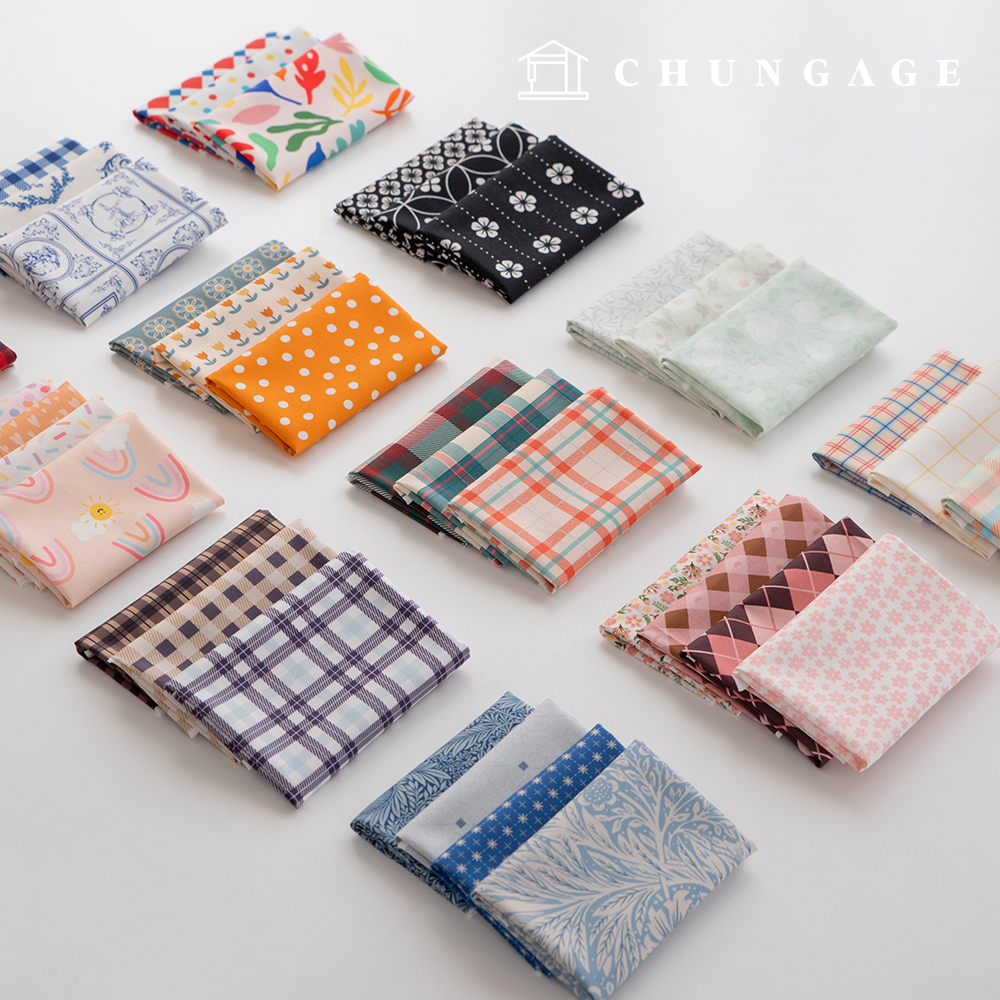 生地パッケージ方言生地花柄チェック生地子犬服作り彫刻生地ダオン24種
